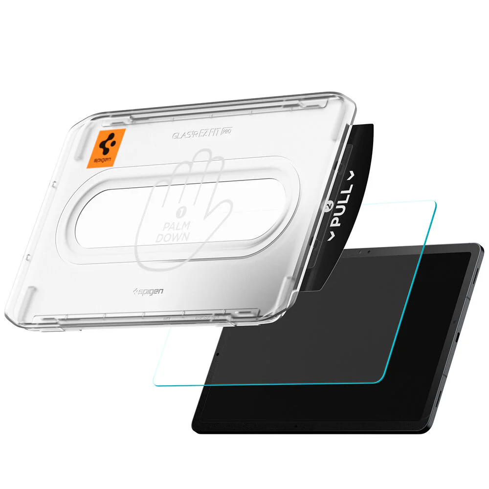 Spigen Samsung Galaxy Tab S11 11.0 GLAS.tR EZ Fit Pro 1PC Glass Screen Protector - Clear - Image 2