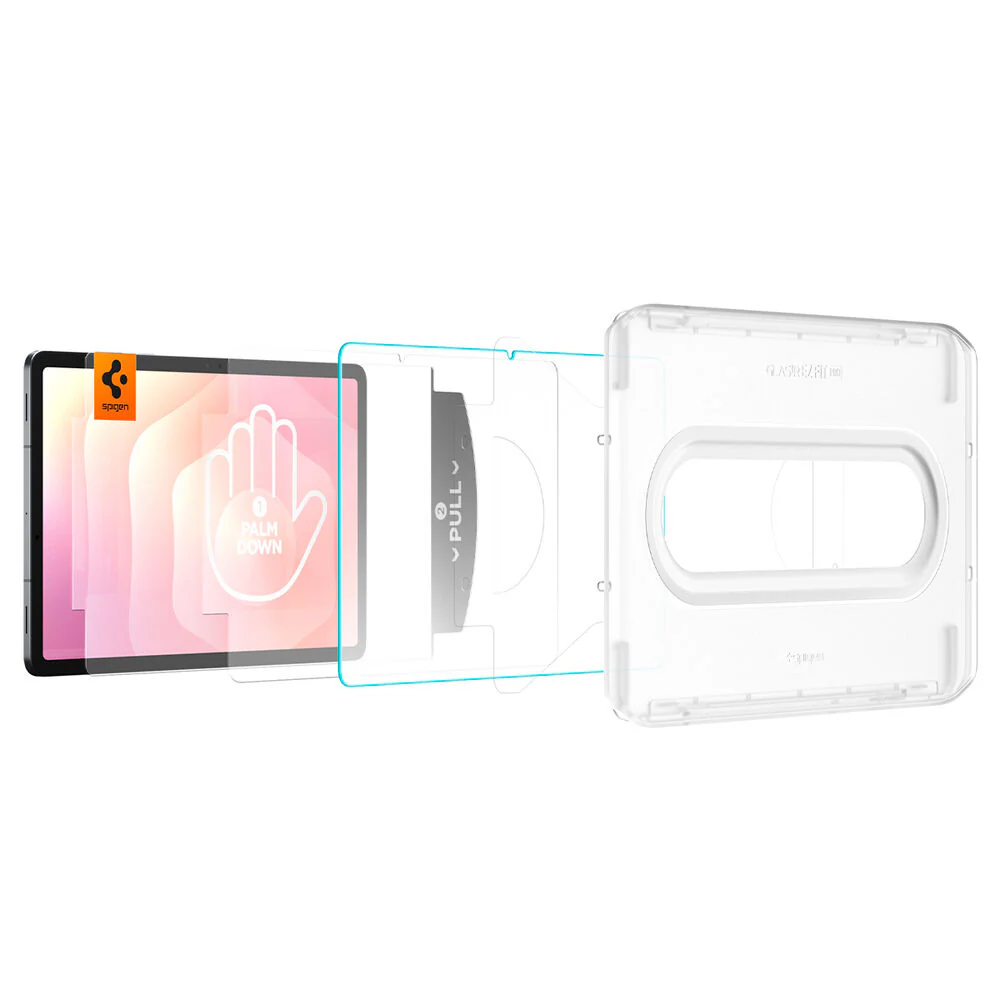 Spigen Samsung Galaxy Tab S11 11.0 GLAS.tR EZ Fit Pro 1PC Glass Screen Protector - Clear - Image 3