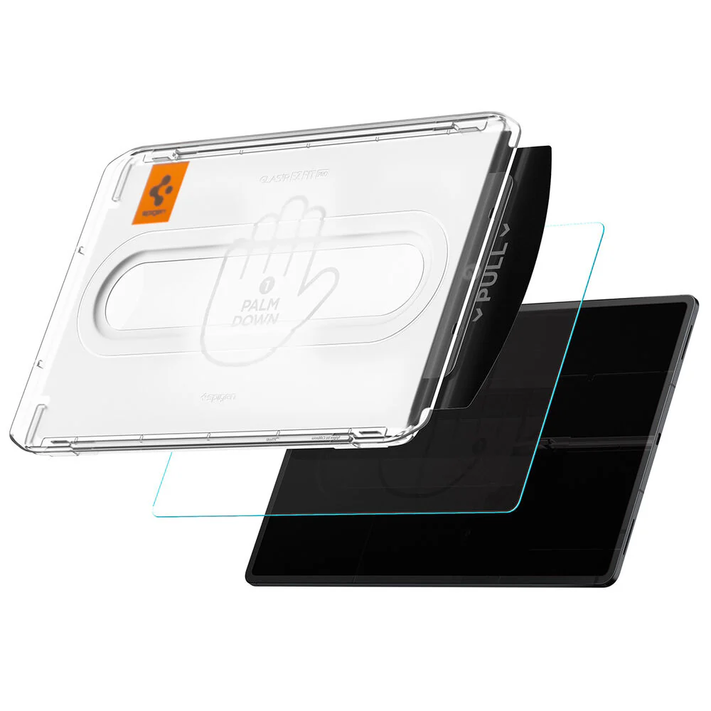 Spigen Samsung Galaxy Tab S11 Ultra 14.6 GLAS.tR EZ Fit Pro 1PC Glass Screen Protector - Clear - Image 2