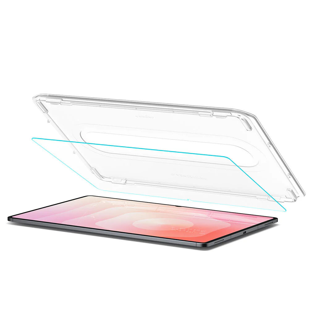 Spigen Samsung Galaxy Tab S11 Ultra 14.6 GLAS.tR EZ Fit Pro 1PC Glass Screen Protector - Clear - Image 5