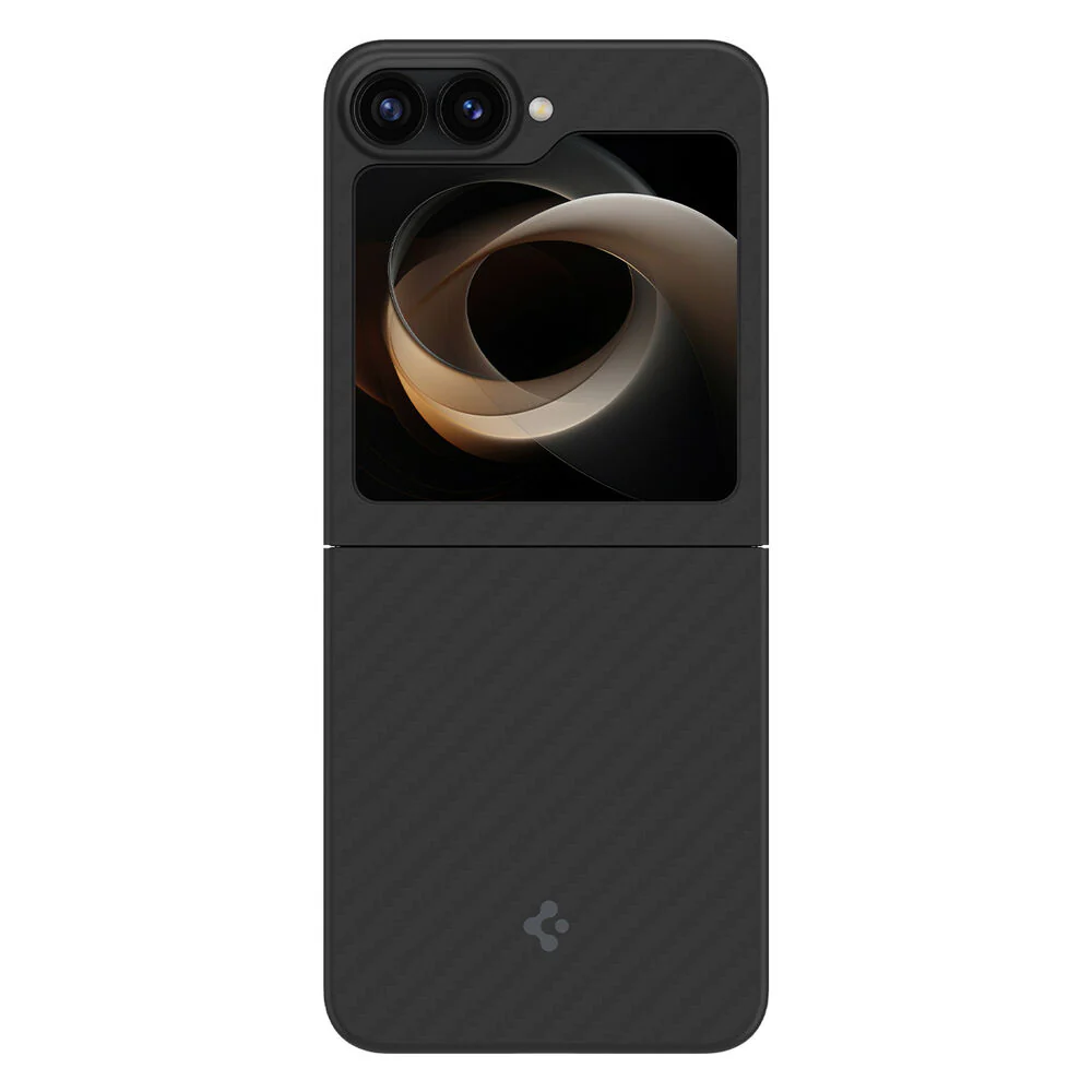 Spigen Samsung Galaxy Z Flip 6 AirSkin Aramid Case - Black - Image 2