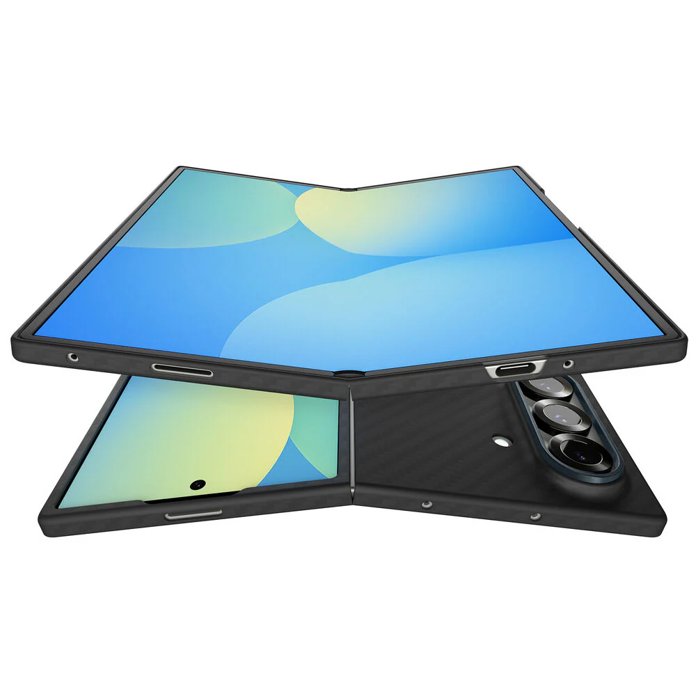 Spigen Samsung Galaxy Z Fold 7 Air Skin Aramid Case - Black - Image 6