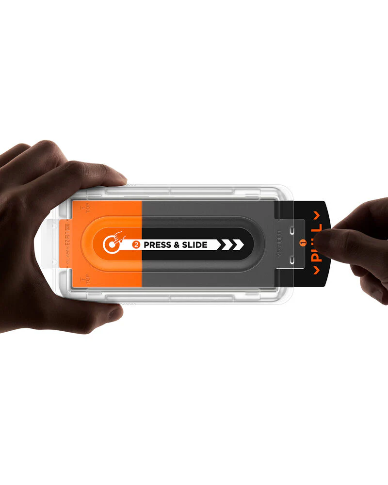 Spigen Samsung Galaxy Z Fold 7 GLAS.tR EZ Fit Pro HD 2PCS Glass Screen Protector - Clear - Image 4