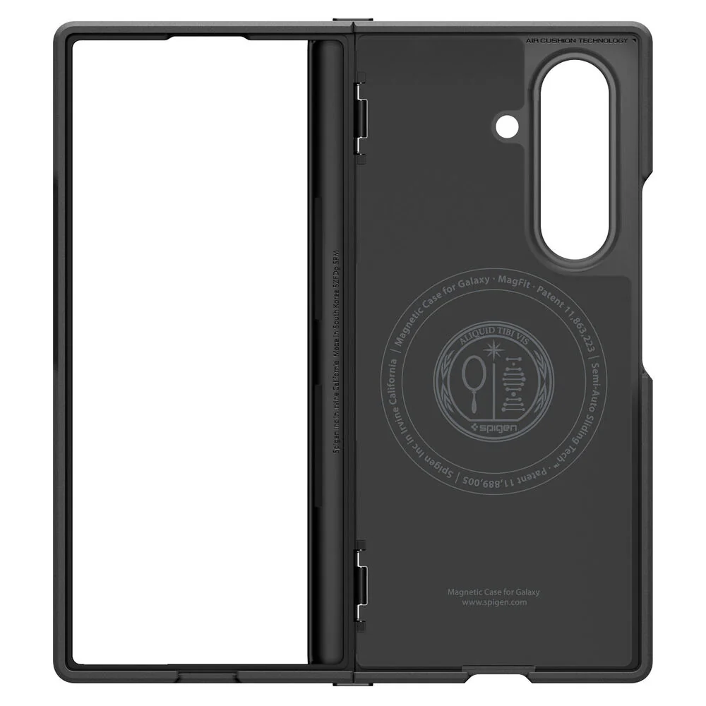 Spigen Samsung Galaxy Z Fold 7 Slim Armor Pro MagFit Case (Metal Slate) - Image 3