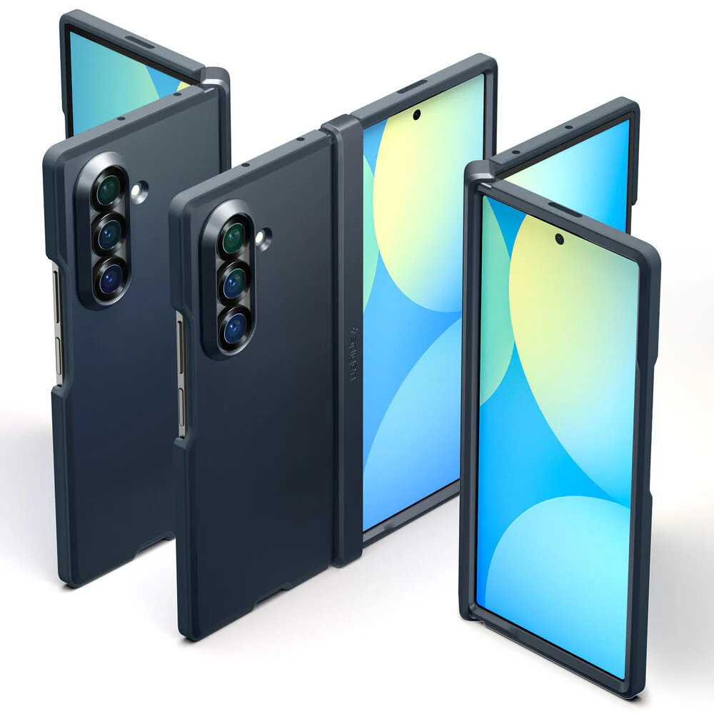 Spigen Samsung Galaxy Z Fold 7 Tough Armor Pro MagFit Case (Metal Slate) - Image 2