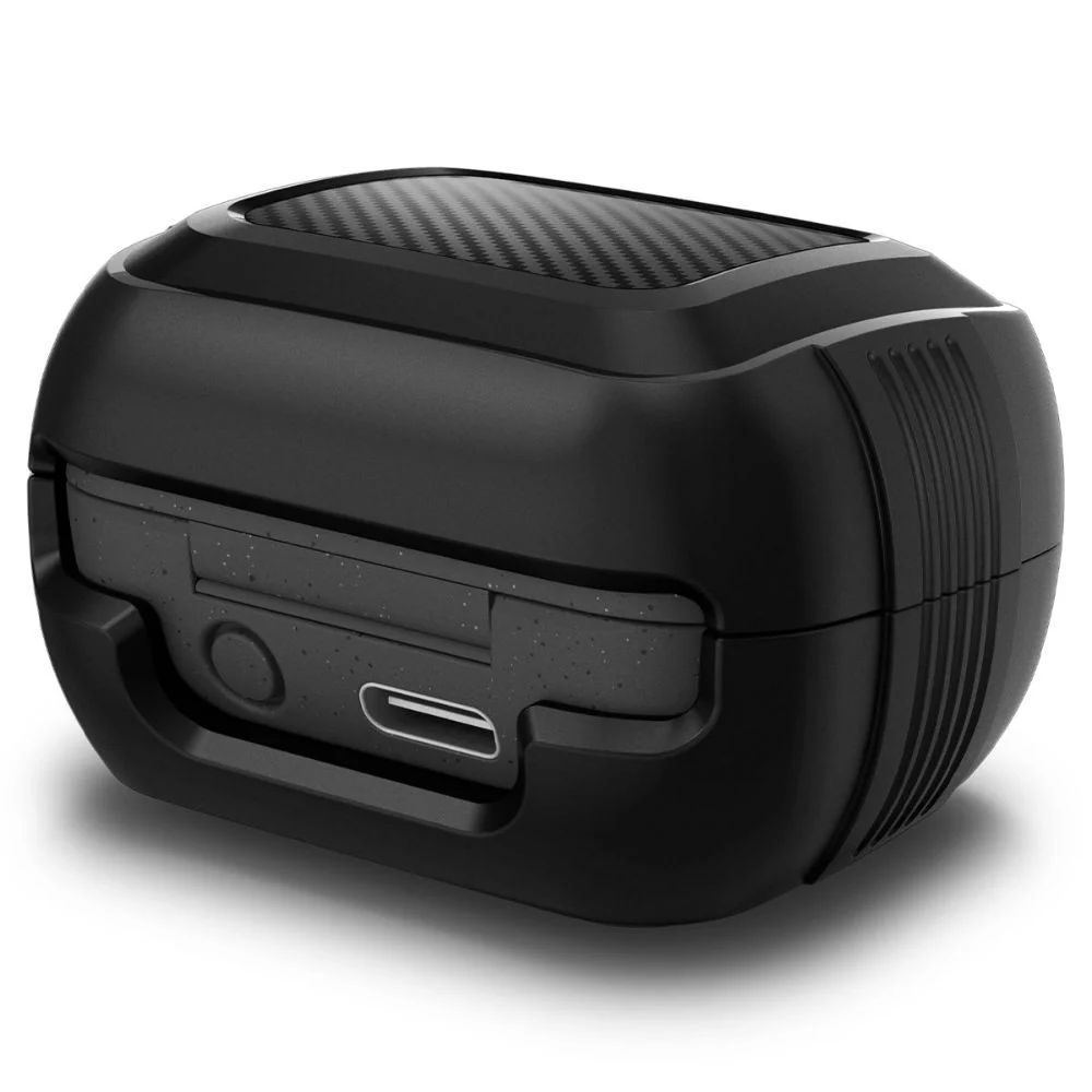 Spigen Sony LinkBuds WF-L900 Rugged Armor Case (Black) - Image 4
