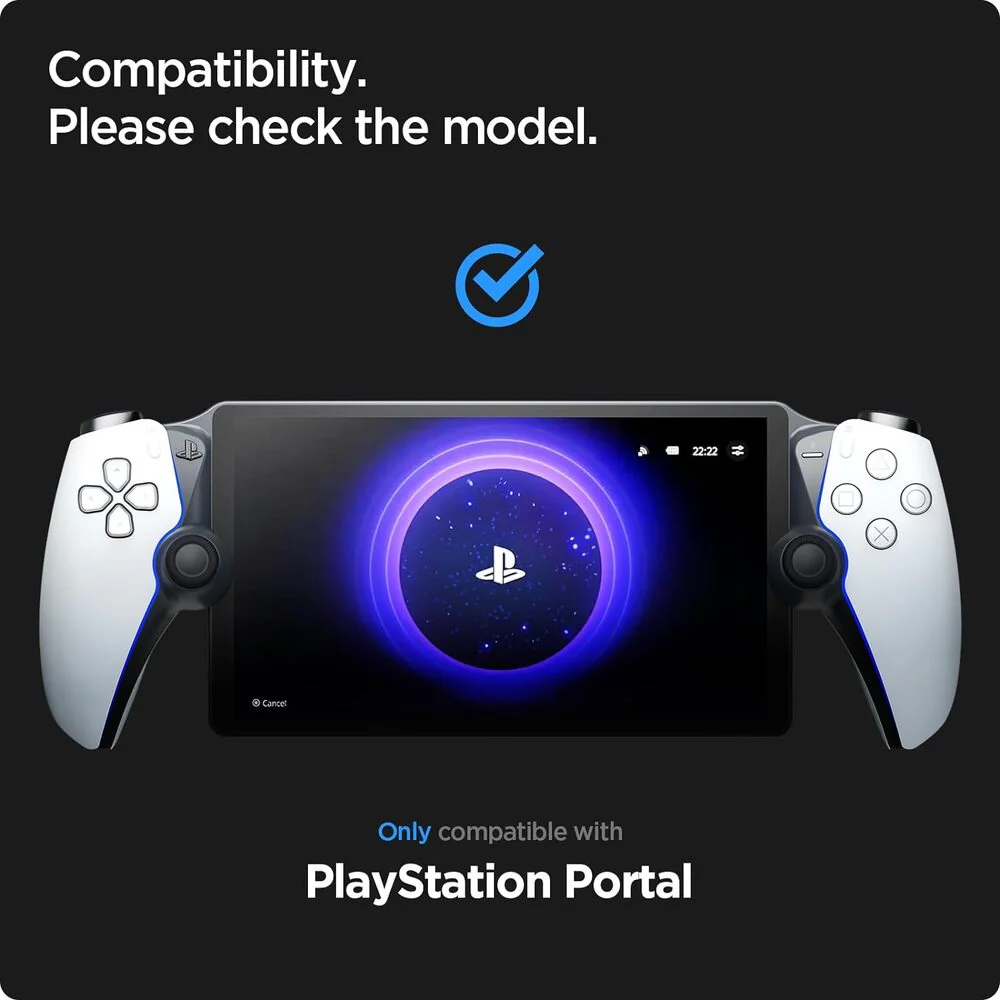 Spigen Sony PlayStation Portal  EZ Fit GLAS.tR Slim 1PC Video Game Accessories - Clear - Image 2