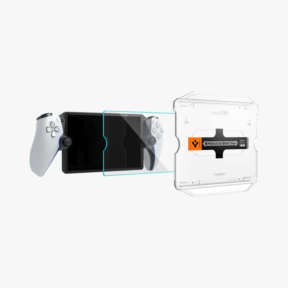 Spigen Sony PlayStation Portal  EZ Fit GLAS.tR Slim 1PC Video Game Accessories - Clear - Image 3