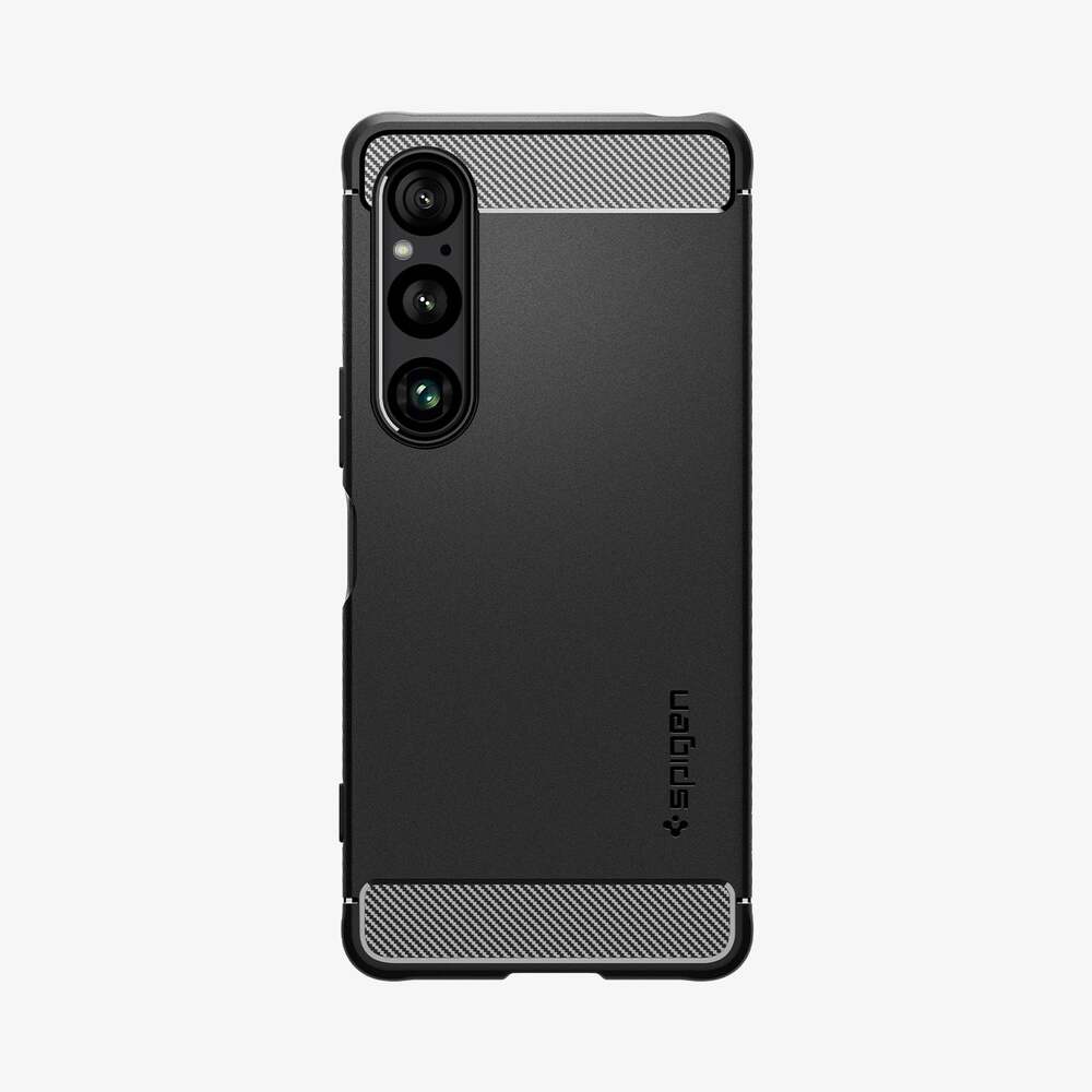 Spigen Sony Xperia 1 VI Rugged Armor Case (Black) - Image 2