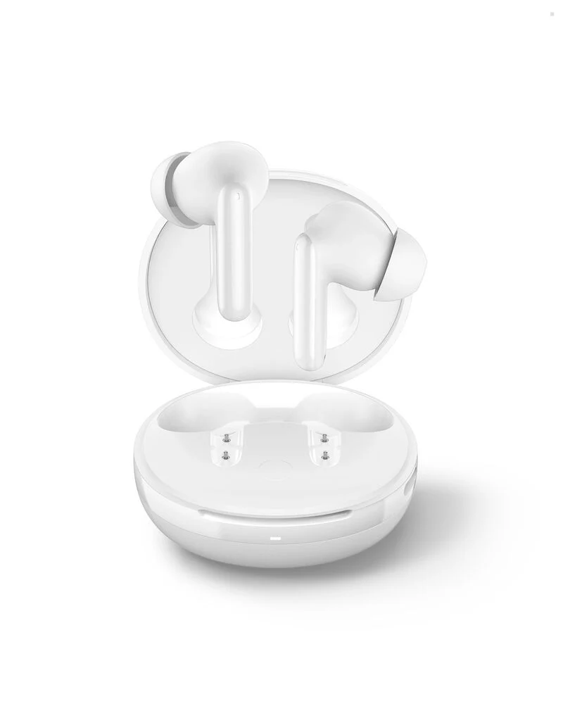 Spigen SPIGEN AUDIO Advanced Noise Cancellation in-Ear Earbuds SA-TW S10 Earphone (White) - Image 3