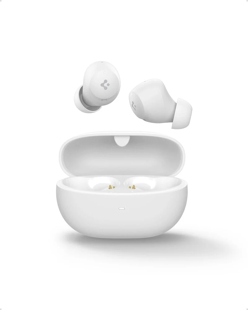 Spigen SPIGEN AUDIO Advanced Noise Cancellation Pro in-Ear Earbuds SA-TW P10 Earphone (White) - Image 3