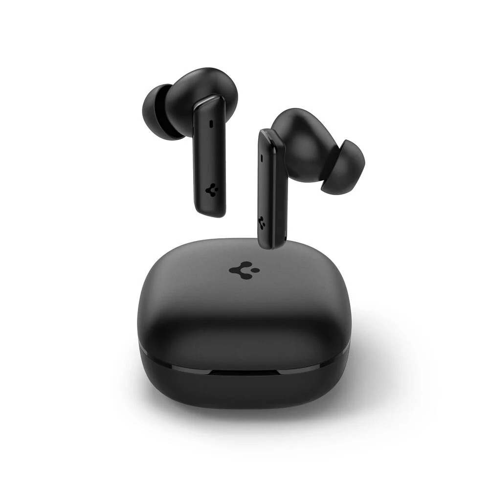 Spigen SPIGEN AUDIO Advanced Noise Cancellation Pro in-Ear Earbuds SA-TW P20 Earphone (Black) - Image 2