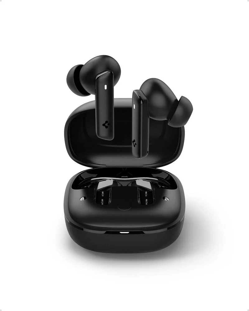 Spigen SPIGEN AUDIO Advanced Noise Cancellation Pro in-Ear Earbuds SA-TW P20 Earphone (Black) - Image 3