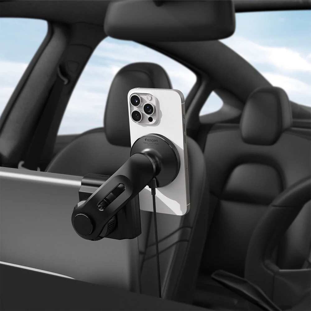 SPIGEN Tesla ITLST90W Tap Lock Pro Magnetic Screen Mount (Black) - Image 5