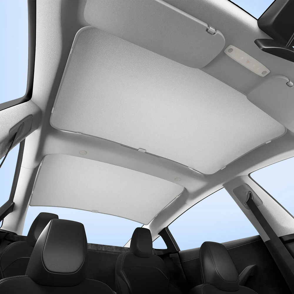 SPIGEN Tesla Model 3 Highland (2024-2026) CryoShade Roof Sunshade Cover (Silver Grey) - Image 2