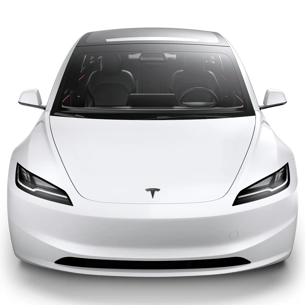 Spigen Tesla Model 3 Highland (2024-2026) Front Emblem Logo Cover TO321H (Black) - Image 2