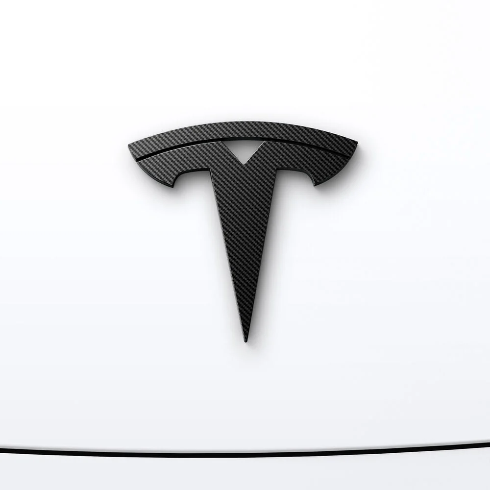 SPIGEN Tesla Model 3 Highland (2024-2026) TO321H Front Emblem Logo Cover (Carbon) - Image 6