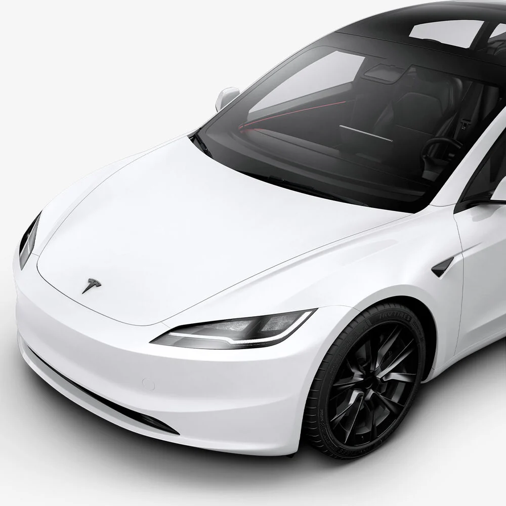SPIGEN Tesla Model 3 Highland (2024-2026) TO321H Front Emblem Logo Cover (Carbon) - Image 7