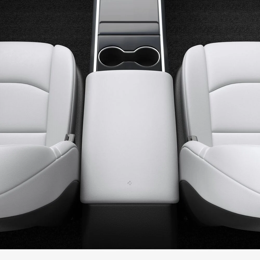 SPIGEN Tesla Model 3 Y (2017-2024) TO240 Console Armrest Cushion (White) - Image 6
