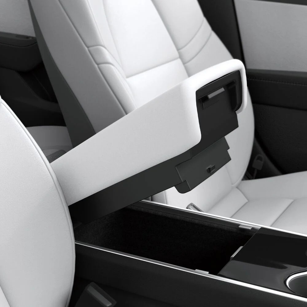 SPIGEN Tesla Model 3 Y (2017-2024) TO240 Console Armrest Cushion (White) - Image 7