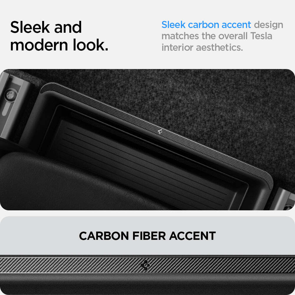 SPIGEN Tesla Model Y (2020-2024) TO222 Under Seat Storage Box (Black) - Image 8