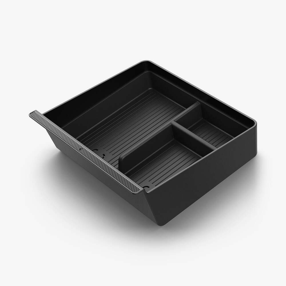 Spigen Tesla Model Y Juniper (2025-2026) Y L Center Console Organizer Tray TO220H (Carbon Edition) - Image 5