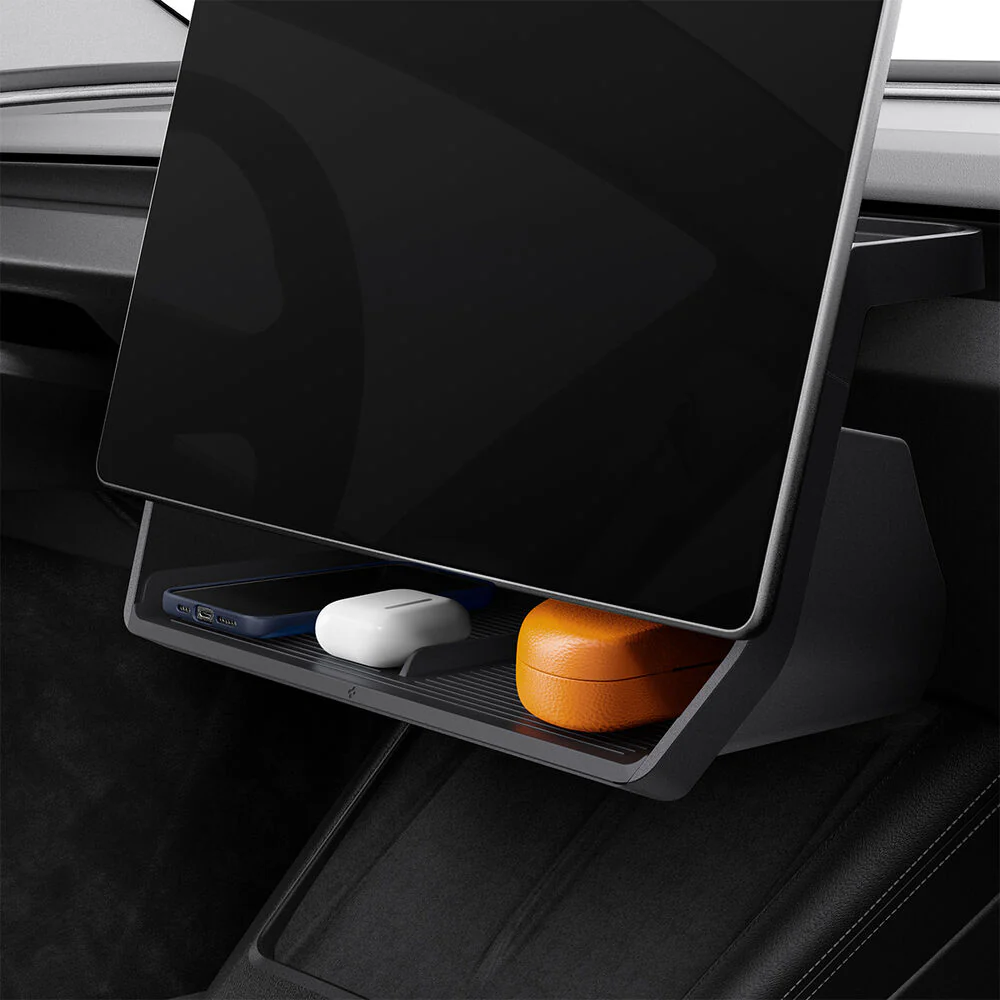 SPIGEN Tesla Model Y Juniper (2025-2026) Y L TO227H Under Screen Storage Organizer (Black) - Image 7
