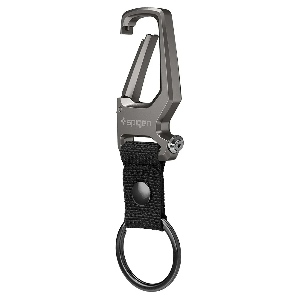 Spigen Universal Lifestyle and Travel Carabiner with Keyring Lifestyle and Travel - Gunmetal - Image 3