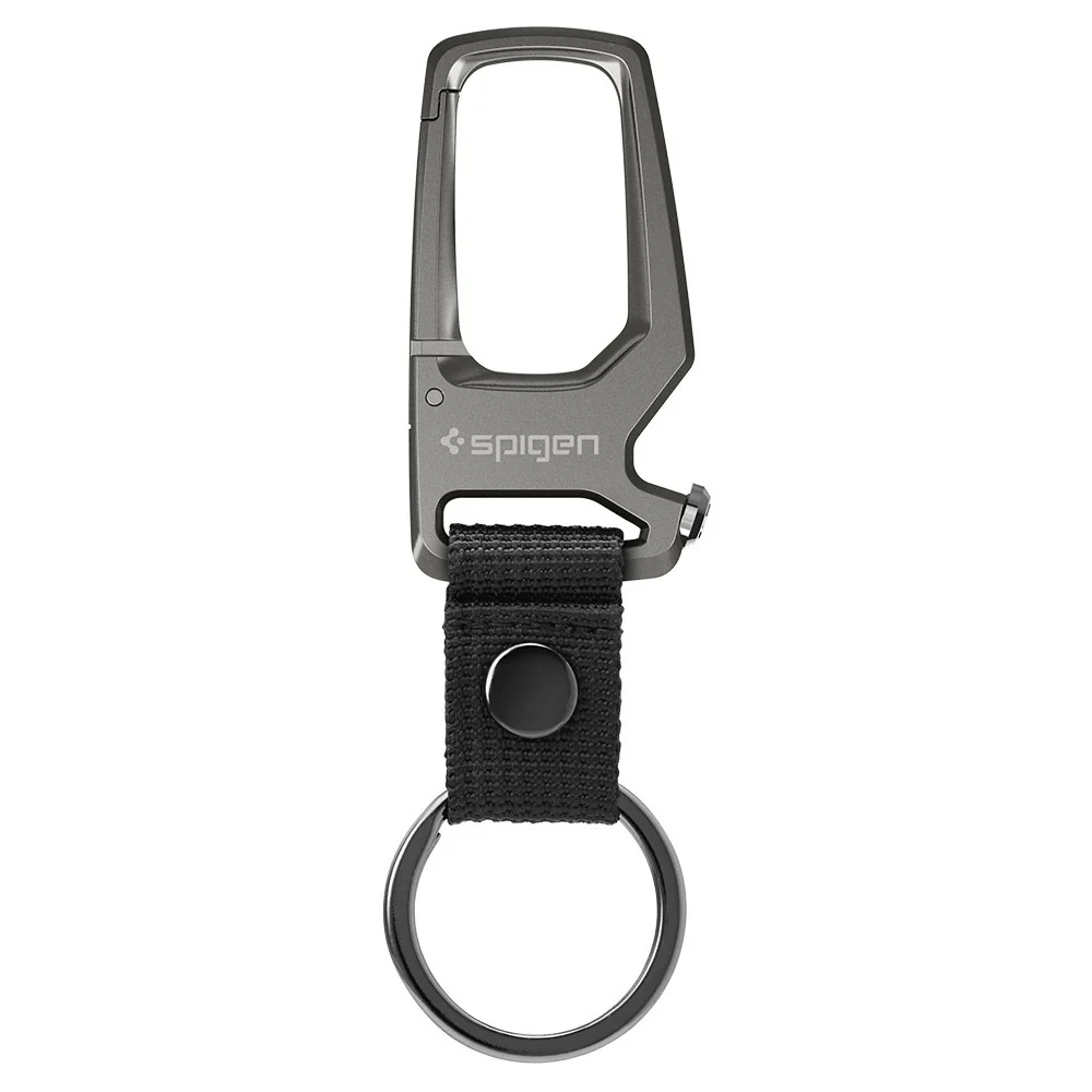 Spigen Universal Lifestyle and Travel Carabiner with Keyring Lifestyle and Travel - Gunmetal - Image 4