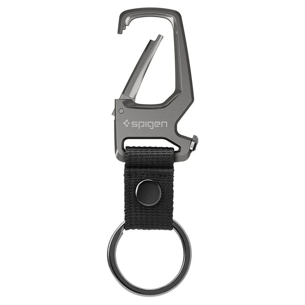 Spigen Universal Lifestyle and Travel Carabiner with Keyring Lifestyle and Travel - Gunmetal - Image 5