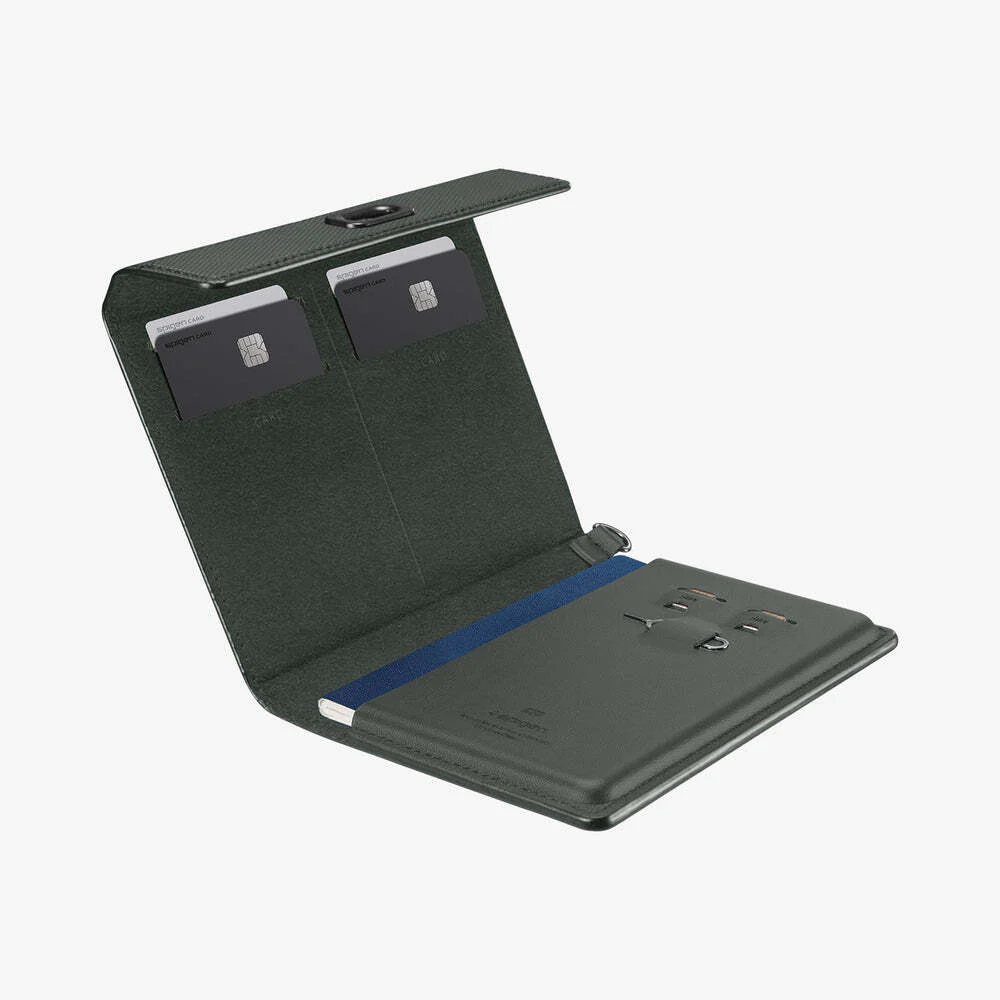 Spigen Universal Lifestyle and Travel Passport Holder Lifestyle and Travel - Military Green - Image 5