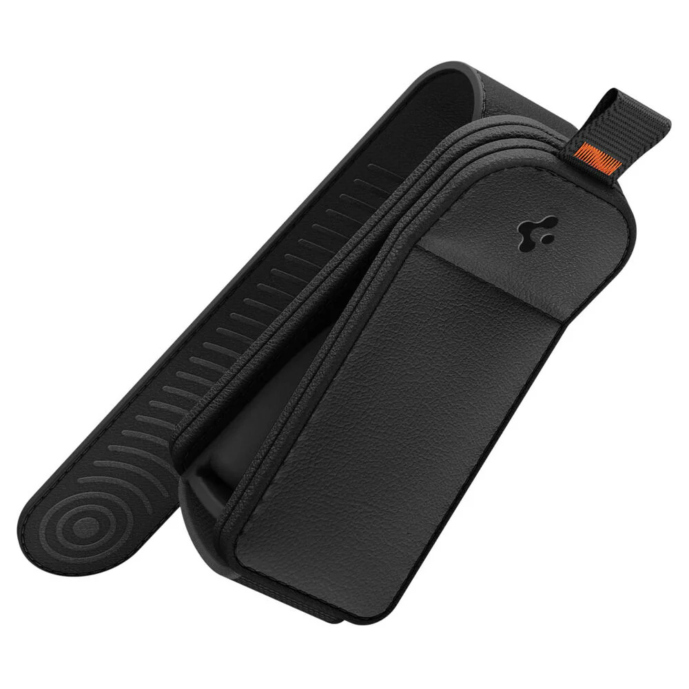 Spigen Universal Visor Leather Sunglasses Holder SH101 Automotive Accessories (Black) - Image 3