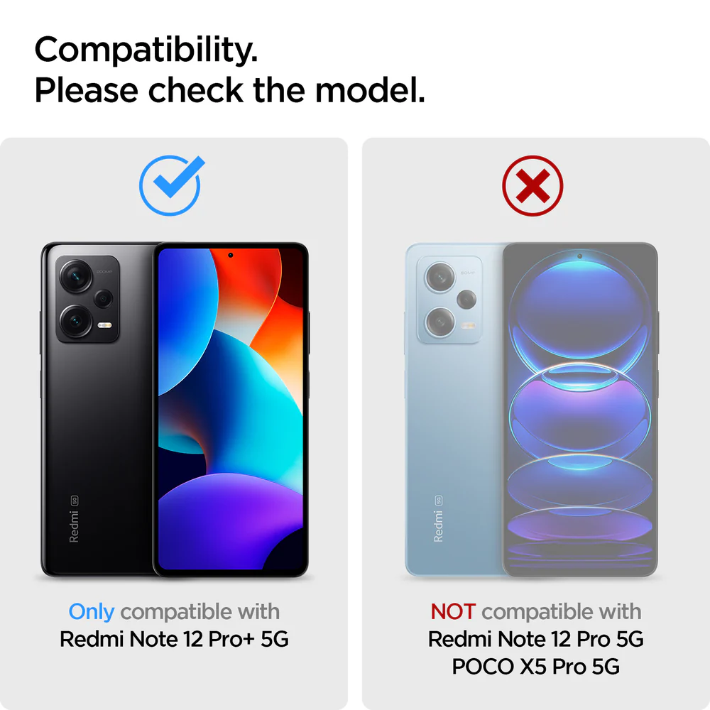 Spigen Xiaomi Redmi Note 12 Pro Plus Rugged Armor Case (Black) - Image 2