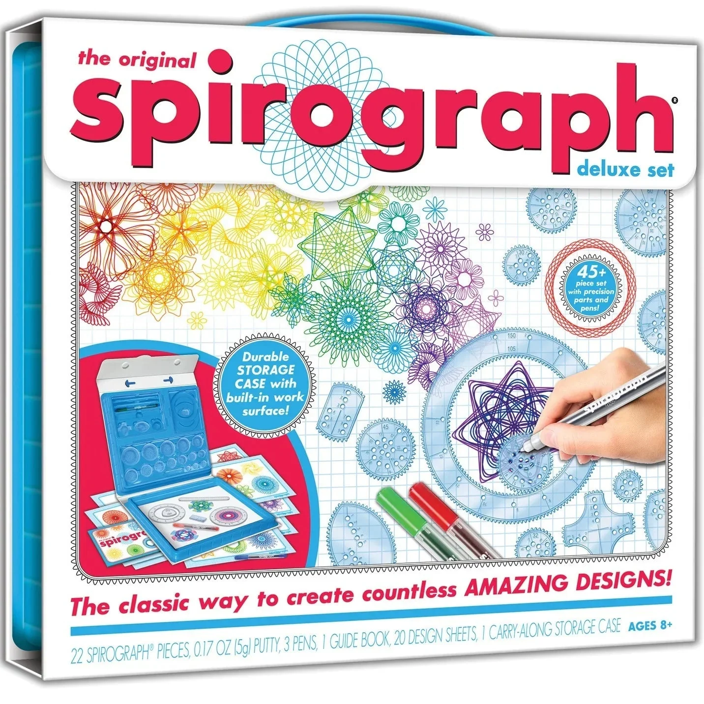 Spirograph The Original Deluxe Kit 45+ Piece Drawing Set - Image 3