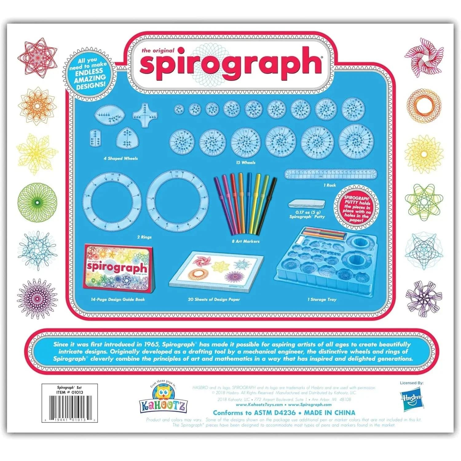 Spirograph The Original Drawing Set with Markers - Image 3