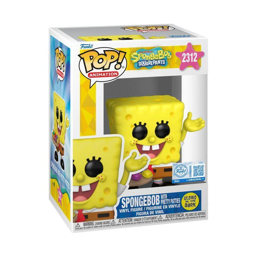 Spongebob Squarepants – Spongebob with Patties Pop! Vinyl - Image 2