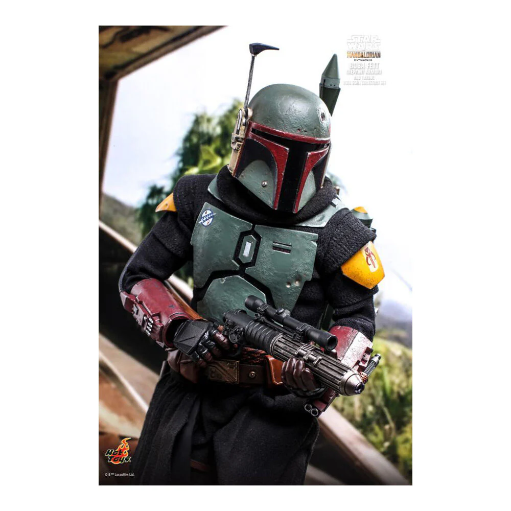 Star Wars The Mandalorian 30cm Boba Fett on Throne 1:6 Statue Figure Toy - Image 7