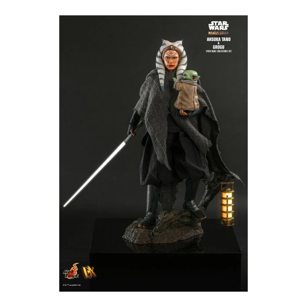 Star Wars The Mandalorian Ahsoka Tano & Grogu 1:6 Figure Collectable - Image 2