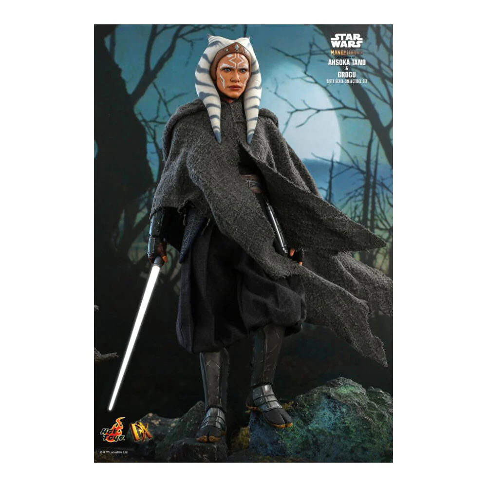 Star Wars The Mandalorian Ahsoka Tano & Grogu 1:6 Figure Collectable - Image 5