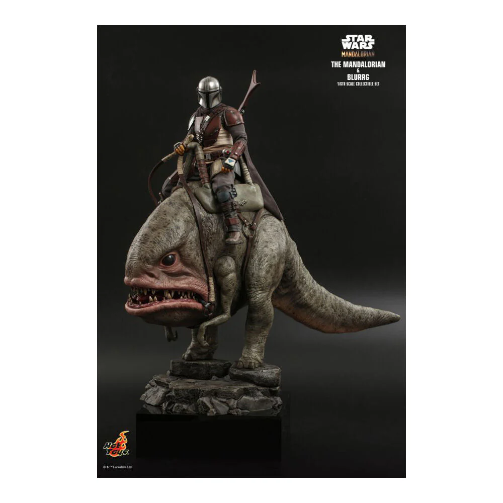 Star Wars The Mandalorian & Blurrg Collectable Action Figure Set - Image 6