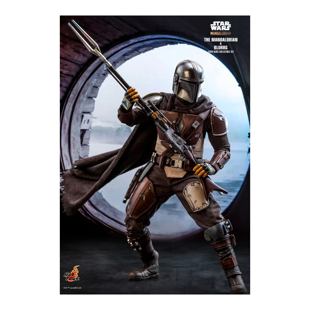 Star Wars The Mandalorian & Blurrg Collectable Action Figure Set - Image 7