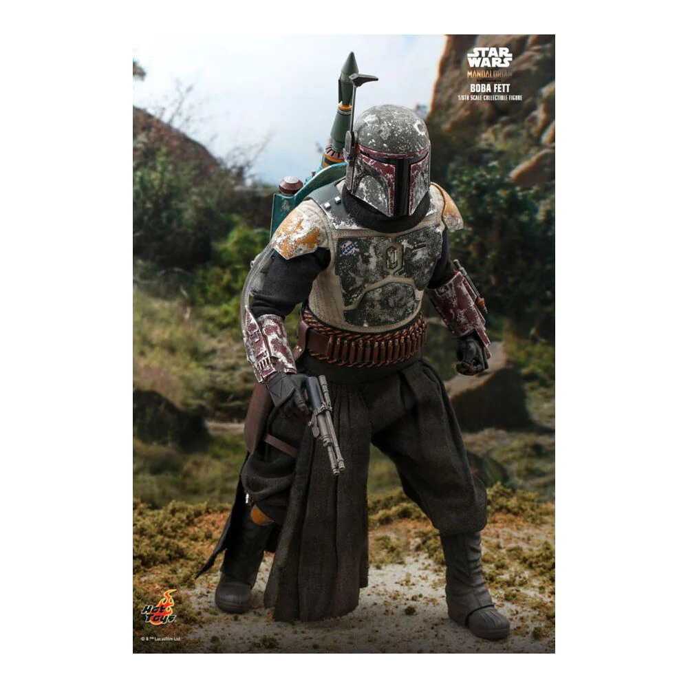 Star Wars The Mandalorian Boba Fett 1:6 Scale Collectable Action Figure - Image 3