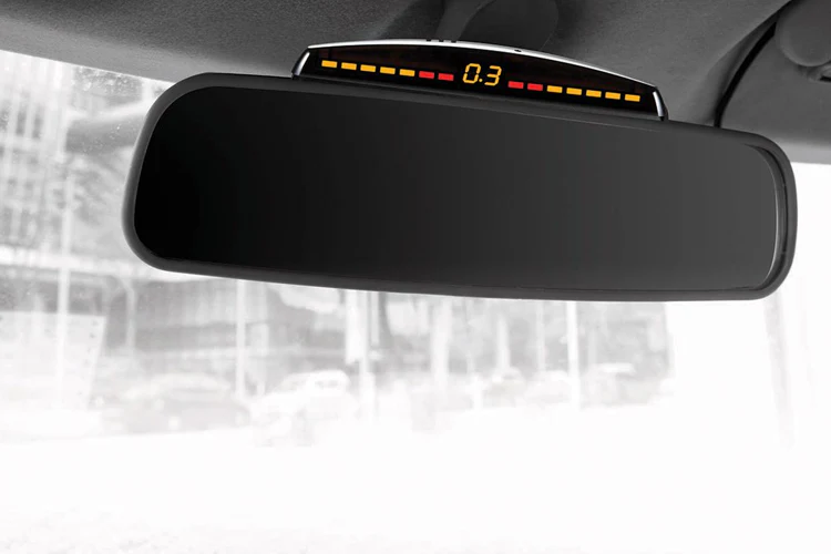 Steelmate PTS411M7 Dual Front & Rear Parking Sensor with Voice Warning - Image 2