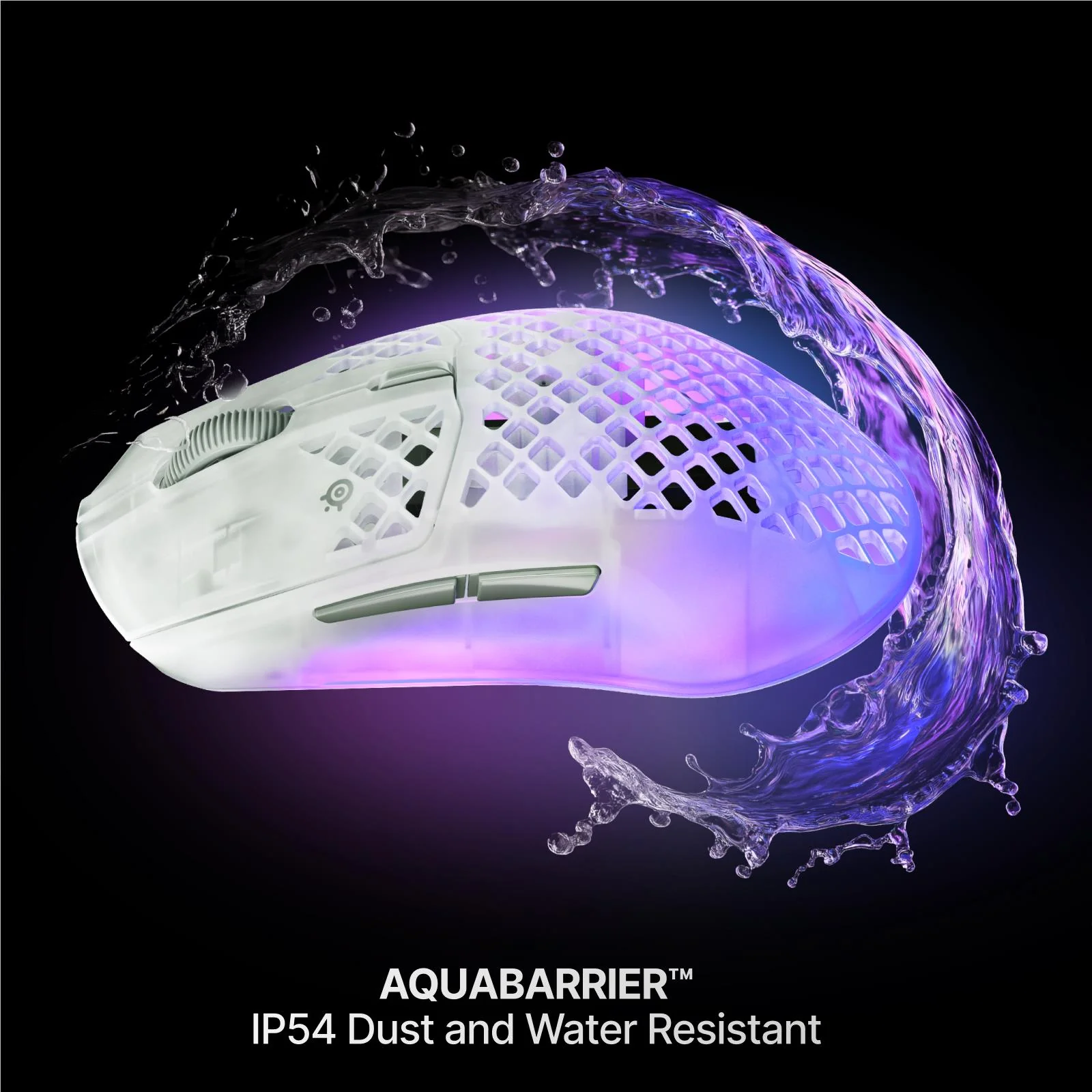 SteelSeries Aerox 3 Gen 2 Wireless Gaming Mouse Ghost - Image 7