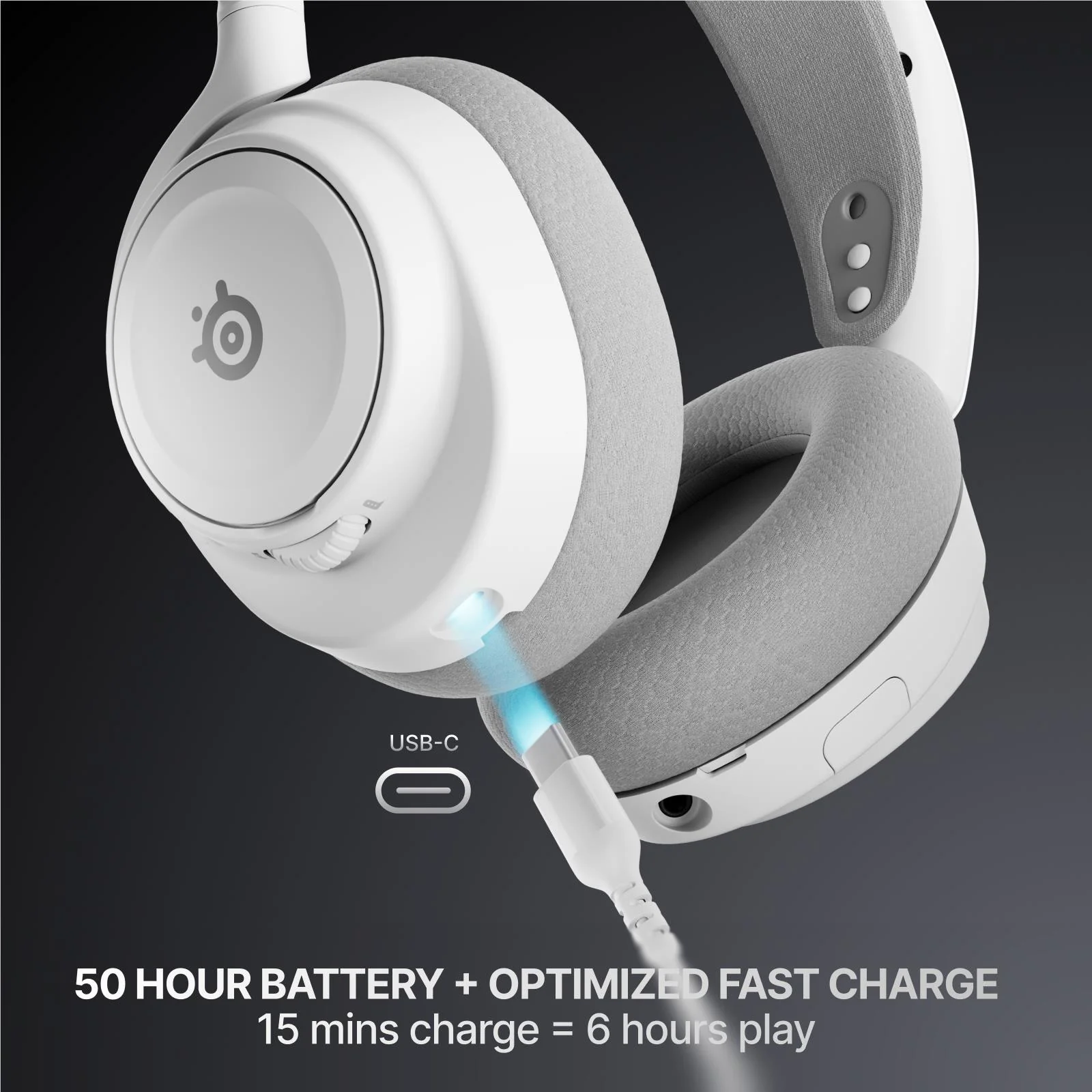 SteelSeries Arctis Nova 7 Gen 2 Wireless Gaming Headset (White) - Image 5