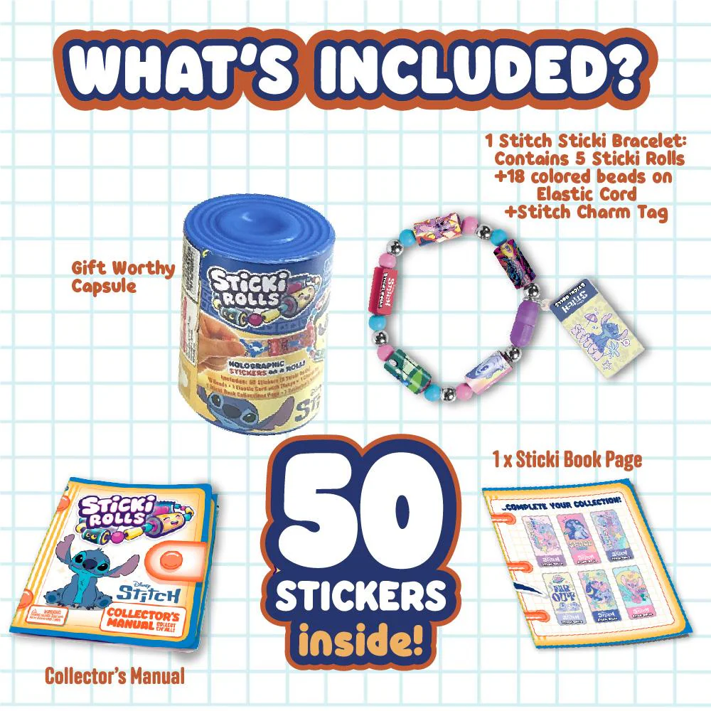 Stitch - Sticki Roll Band Capsule (Blind Box) - Image 3