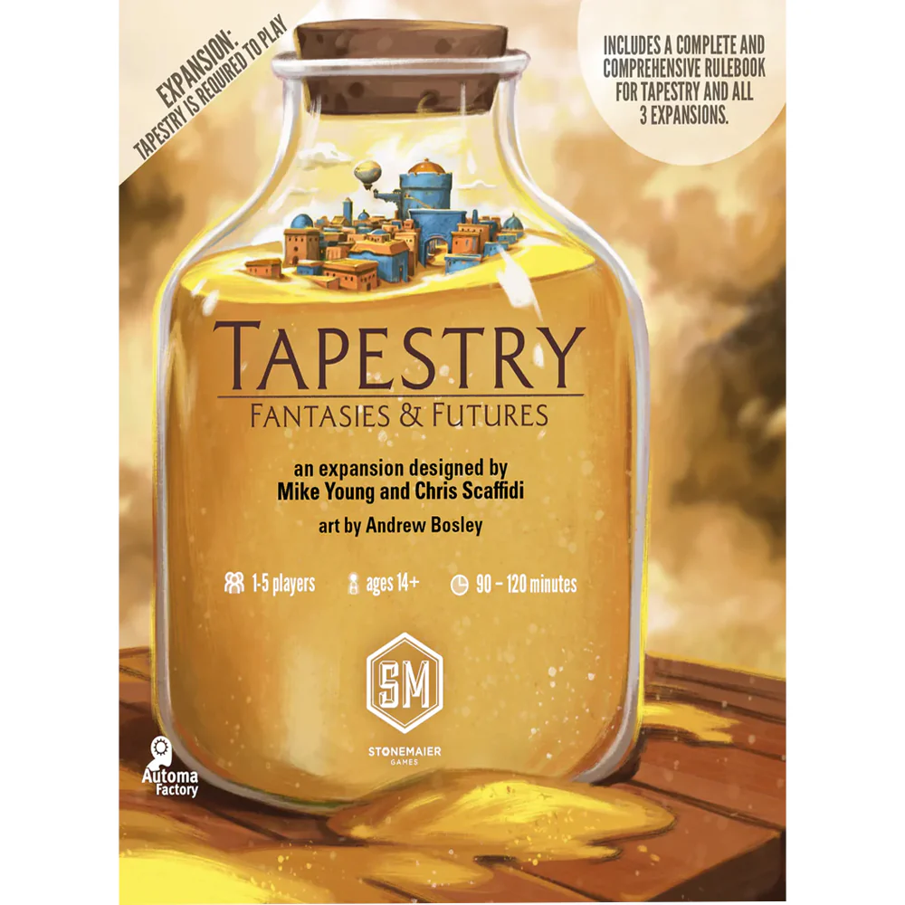 Stonemaier Expansion Set for Tapestry Fantasies & Futures Board Game - Image 2