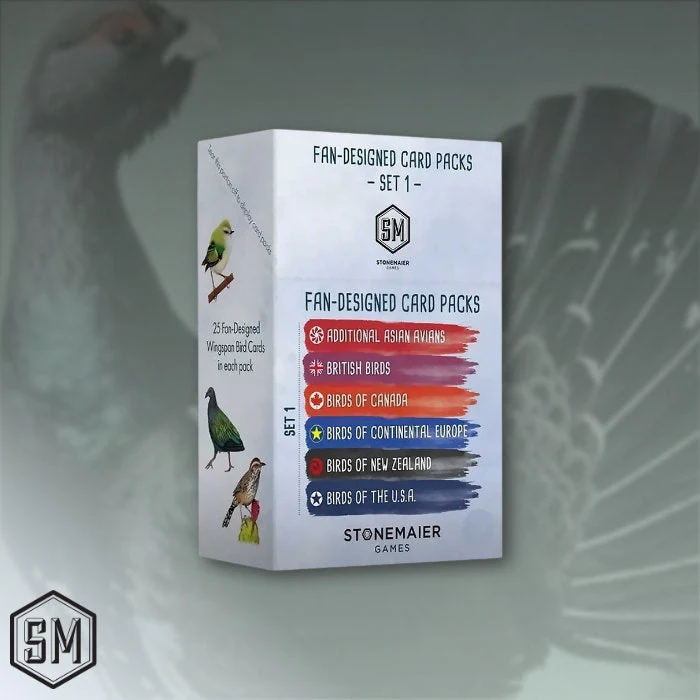Stonemaier Games Wingspan: Fan Designed Pack Retailer Display (Set 1) - Image 3