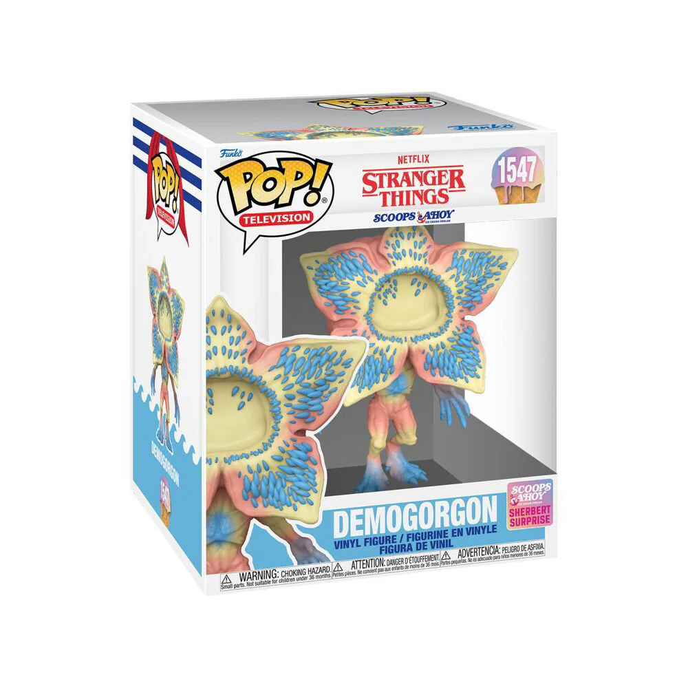 Stranger Things Demogorgon Scoops Ahoy Super Sized Pop Vinyl Figure 6" 3y+ - Image 2