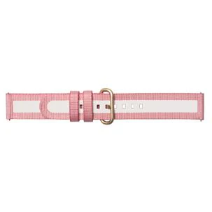 Strap Studio Textile Band for Galaxy Watch Active2 (Pink)[20mm] - Image 2